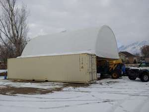 GS ngoài trời công nghiệp-phong cách Kết Cấu Thép Lều container nơi trú ẩn xây dựng cho kho lưu trữ - Product Image 3