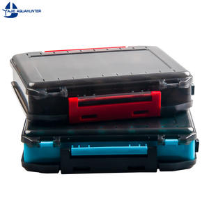 Nouvelle boîte à appâts de pêche en plastique Double face <span class=keywords><strong>Big</strong></span> 10 et 14 intervalles Boîte de gabarit de calmar Boîte de pêche aux crevettes en bois - Product Image 5