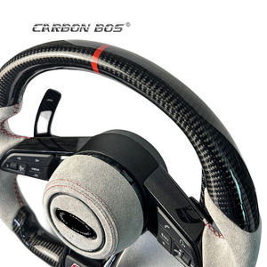 <span class=keywords><strong>Volante</strong></span> de Cuero Blanco con Fibra de Carbono y Alcántara para <span class=keywords><strong>Audi</strong></span> R8 TTRS C6 C7 S7 S4 <span class=keywords><strong>A4</strong></span> B8 RS3 SQ5 S5 B9 A6 C8 A3 2018 - Product Image 6