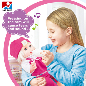 12 sons 14 pouces en plastique bébé poupée jouet avec style modè<span class=keywords><strong>le</strong></span> pour jeu accessoires ensemble-pleurer des larmes et urine garçon poupée jouets - Product Image 3