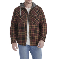 Vestes d'hiver personnalisées, chemise à carreaux, manteau en polaire grande taille, veste coupe-vent chaude à capuche en coton pour hommes, veste varsity personnalisée