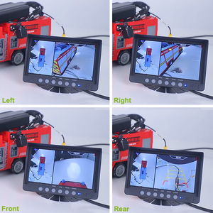 Système de surveillance de stationnement de bus 24 heures sur 24 Système de caméra AI Fish Eye 360 degrés pour voiture avec caméra de recul et moniteur à écran partagé - Product Image 6