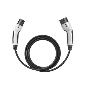 Cable de carga monofásico para coche eléctrico, Conector de carga EV IEC 62196-2, 7KW