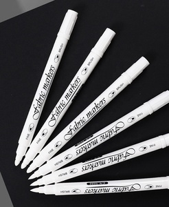 Guangna Trắng Đôi đầu vải bút không thấm nước không phai nghệ thuật vẽ tay dệt <span class=keywords><strong>Highlighter</strong></span> đánh dấu - Product Image 3