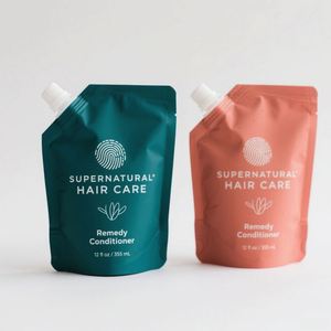 Bolsa de plástico personalizada con pico, bolsa transparente de pie, bolsas de embalaje para exfoliación corporal con logotipo - Product Image 2