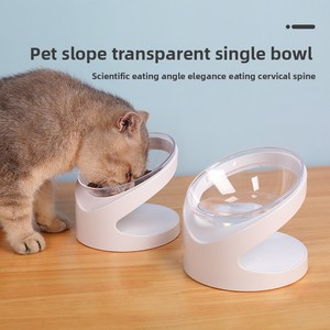 Ciotole per Gatti in Plastica Solida con Protezione Collo, Ecologiche, Antiscivolo, Design Trasparente, Distributore Automatico per Tutte le Taglie di Animali Domestici - Vendita <span class=keywords><strong>all</strong></span>'Ingrosso - Product Image 5
