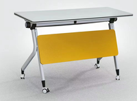 Table de bureau modulaire pliable en bois Ekintop Table de formation et table de conférence pour salles de réunion Formation scolaire