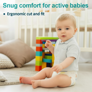 Pannolini per neonati monouso OEM all'ingrosso, morbidi e assorbenti, servizio personalizzato di fabbrica - Product Image 5