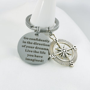 Keychain Kim Loại Nhôm Cá Nhân Men <span class=keywords><strong>Spinner</strong></span> Thần Cử Khách Sạn Cadeau Anh Úc Cổ Điển Hình Trái Tim Nfc Hộp Thuốc - Product Image 5