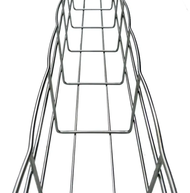Support de câble plateau de treillis métallique application acier inoxydable 304 316 plateau de câble de treillis métallique galvabund plateau de panier de câble