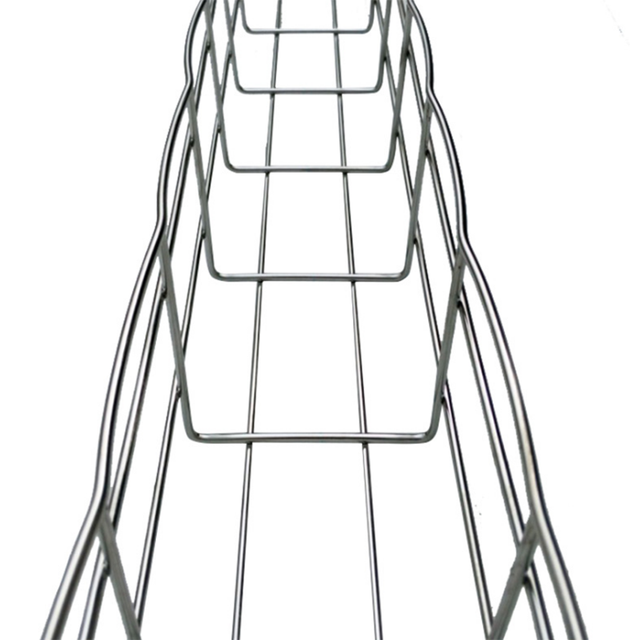 Office Solar System Data Center Supermarket Mesh Tray Wireway Wire Mesh Cable Tray Galvanized Steel Cable Tray 4/5/6mm