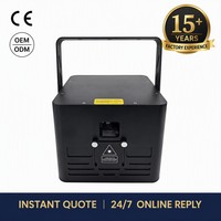 Luz Láser RGB de 10W a Todo Color para Bodas, Banquetes, Fiestas, Animación de Escenarios, ILDA DMX512, Club, DJ, 30Kpps, Directo de Fábrica
