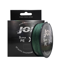 Sensoar JOF Ligne de pêche flottante tressée 100m 4 brins 20-100LB en polyéthylène multifilament pour la pêche à la carpe en rivière 0.17MM-0.5MM