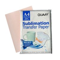 Quaff A4 taille 8.27x11.69 pouces 100gsm papier de transfert de sublimation 100 feuilles/impression instantanée papier de sublimation motif de vêtement