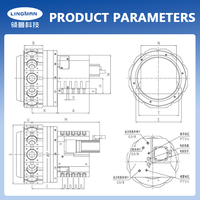 Porte-outil CNC HAK38 avec tourelle NC et mécanisme de verrouillage hydraulique, adapté aux centres de tournage et de fraisage CNC