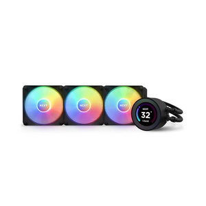 Nouveauté : Refroidisseur d'eau Kraken Elite 360 RGB noir pour ordinateur de jeu, refroidissement du processeur - Product Image 1
