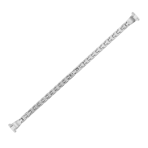 Correa de Titanio para Apple Watch con Cierre Plegable de Doble Botón, Banda Elástica Transpirable Plateada para Hombre - Product Image 3