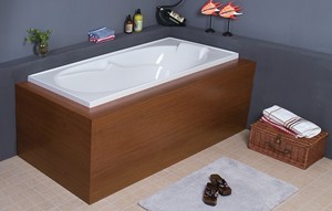 CUPCアクリル強化FRPオーストラリア標準ドロップインバスタブ/温水浴槽製造工場価格浸漬ホテル - Product Image 5