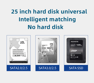 B New 2.5 Inch SATA to USB 3.0 Adapter Cable ABS Material <strong>External</strong> HDD Enclosure <strong>Hard</strong> <strong>Disk</strong> Case for 1TB 2TB SSD <strong>Hard</strong> <strong>Disk</strong> Drive - Product Image 5