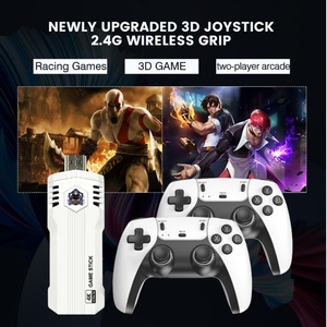 Consolas portátiles X2L Videojuego 64G Incorporado 40000 + Juegos retro 2,4G <span class=keywords><strong>Gamepad</strong></span> inalámbrico 4K HD <span class=keywords><strong>TV</strong></span> Box para PS1/GBA - Product Image 5