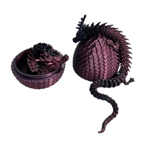 Quick <b>Sample</b> Can Customize 3d Printing Processing Service FDM Plastic 3d Printing Chinese Dragon and Dragon <b>Egg</b> - Product Image 1