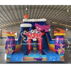 Outdoor Animated Cartoon Inflatable <b>Slide</b> Cartoon Theme Dry <b>Slide</b> Children's Bouncing <b>Slide</b> Factory Supply - Product Image 4
