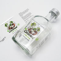 Étiquettes autocollantes transparentes en PVC pour bouteilles et emballages alimentaires et de boissons personnalisées, résistantes à l'eau