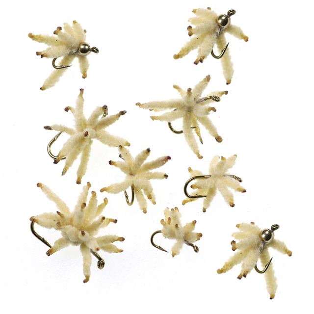 White Cluster Maggots Worm Lure Bait for Trout Carp Perch Fishing Fly Insect Lures Fishing Tackle Lure Hook