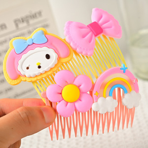 Barrettes mignonnes pour enfants, accessoires de coiffure pour filles, peignes à cheveux en forme de nœud cassé, dessin animé - Product Image 2