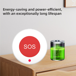 Botón de Emergencia Inalámbrico TUOAN de 433 Mhz, Sugerencia de Llamada de Emergencia con un Solo Toque al <span class=keywords><strong>Panel</strong></span> de Alarma - Product Image 2