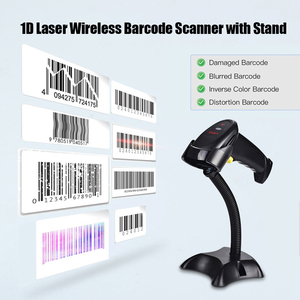 YHDAA <span class=keywords><strong>3</strong></span> en 1 Bluetooth 2,4G lector de código de barras inalámbrico de mano láser escáner de código de barras pistola para supermercado y almacén - Product Image 3