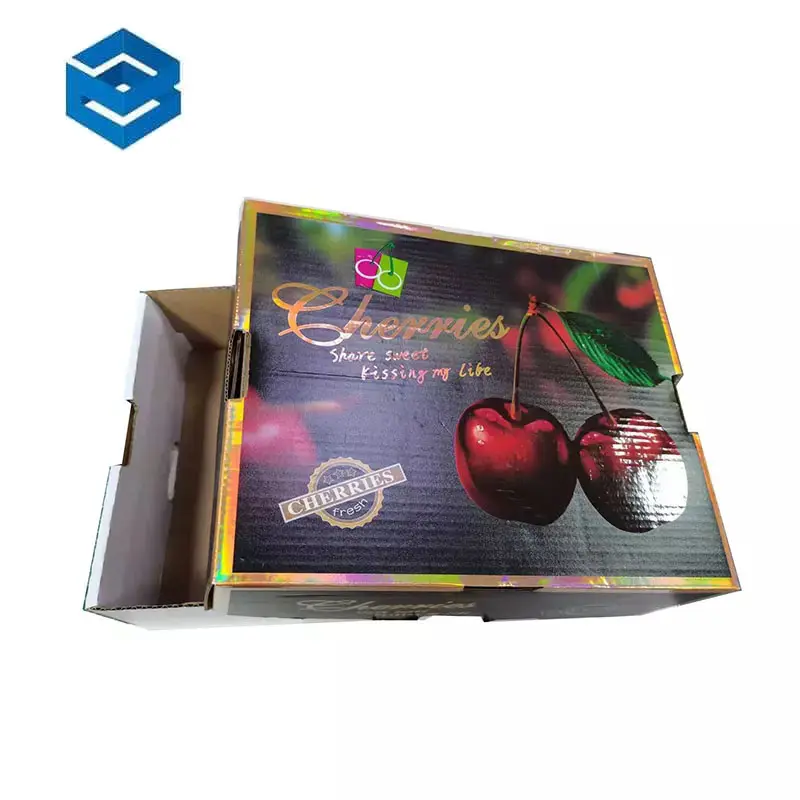 Wholesale Ventilation Hole Transport Thickened Cardboard Kiwi Fruit Dragon Fruit Carton Box