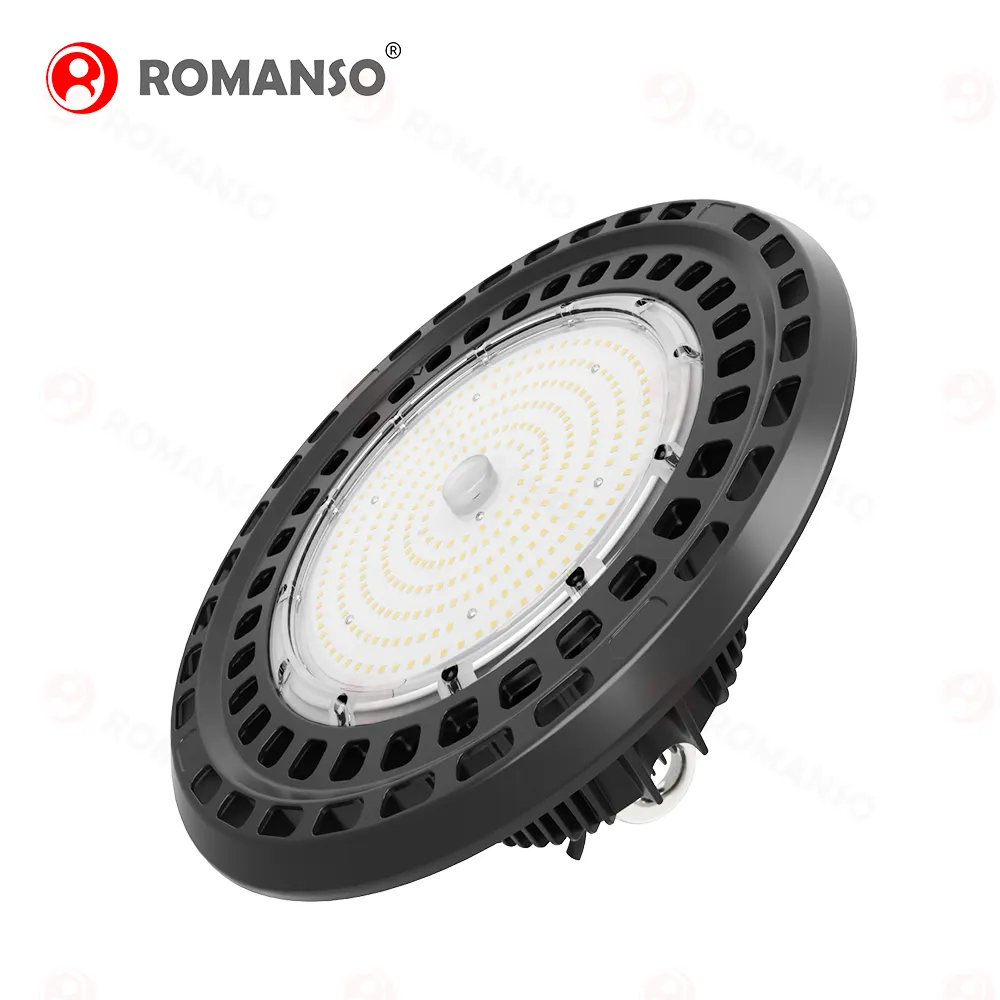وصول جديد لـ ROMANSO من مصابيح LED عالية الوضوح للاستعمال في المستودعات والورشات والبيوت 100 واط و150 واط و200 واط و250 واط UFO LM79 وLM80