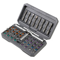 Jeu de tournevis à cliquet multifonctionnel 24-en-1 pour la maison, en acier S2 haute dureté, clé polyvalente, outils multi-usages transfrontaliers