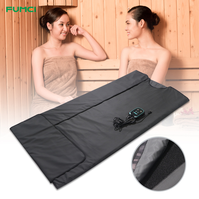 FM Factory Custom Low Emf Sauna Blanket Portable Waterproof Heating Sauna Blanket for Home Spa