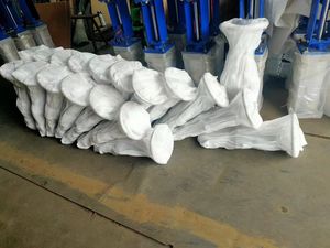 Vanne à guillotine manuelle en acier inoxydable de haute qualité YAOSHENG Z73W/Y/H-10/16C/P à bride ronde PN16/PN10 DN50-600 - Product Image 4