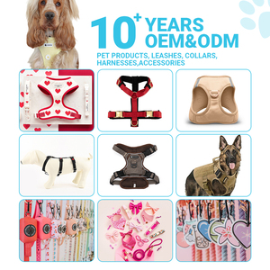 Set Harnesses dan Tali Anjing Leopard No Pull, Produk Hewan Peliharaan Khusus, Harnesses Hewan Peliharaan yang Dapat Disesuaikan dengan Dispenser Kantong Kotoran yang Serasi - Product Image 5