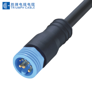 OEM Waterdichte IP67 M20 Connector Kabel 2/12 Pins Rechte/Hoekige Gegoten Stekkerkabels (PVC/PUR) Robotische Sensor Connector Kabel - Product Image 2