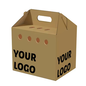 Tùy chỉnh có thể tái chế Kraft sữa mái carton sóng Hội Đồng Quản trị mèo Pet hộp Matt cán xách tay màu sóng Hội Đồng Quản trị hộp - Product Image 2