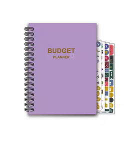 Prêt à expédier 2026 A5 Budget Planner-Cahier mensuel d'organisation des finances avec autocollant - Product Image 1