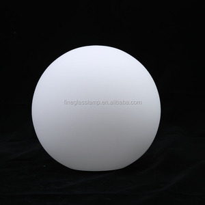 Lampe bougie à huile en verre de table décorative de forme ronde en forme de <span class=keywords><strong>boule</strong></span> soufflée à la main transparente de style européen personnalisé en gros - Product Image 2