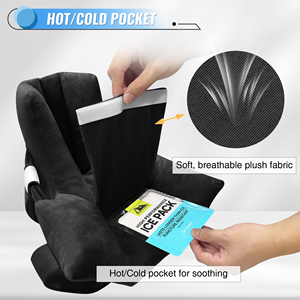 Wearable Wheelchair Blanket Fleece Poncho Shawl with Snaps Knee Length Machine Washable - Product Image 5