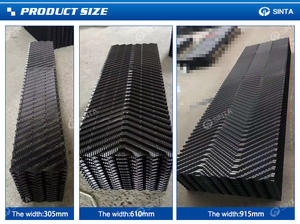 Delle acque reflue Gocciolando Filtro Sommerso Trattamento Biologico <span class=keywords><strong>SAFF</strong></span> MEDIA Cross Scanalata di Riempimento per Torre Di Raffreddamento - Product Image 4