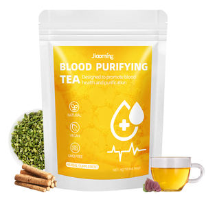 Preço de Fábrica Jiaoming Suplementos de Ervas Naturais Auxiliam o Metabolismo Sachês de Chá para Limpeza e Purificação do Sangue - Product Image 1