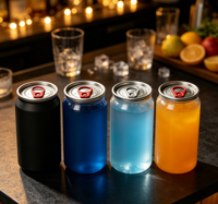 Vente en gros 202 #   Couvercles de canettes de boisson en aluminium recyclable de 52 mm, sécurité anti-déversement, ouverture facile, fermeture à sertir, résistants à la température