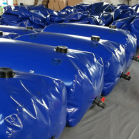 Nouveau Flexitank Agricole de 5000 Litres en Bâche PVC Souple Anti-Fuite 1200gsm de Haute Qualité pour Stockage d'Eau
