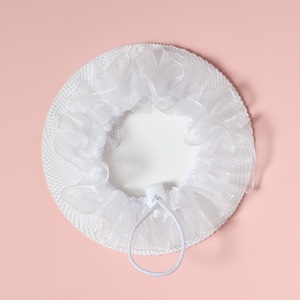 11-4-2 Redes para Moños de <span class=keywords><strong>Pelo</strong></span> de Nailon para Niñas, con Borde Elástico de Flores, Cubremoños para <span class=keywords><strong>Ballet</strong></span>, Accesorios para Danza y Patinaje, Red para Danza de Actuación - Product Image 4