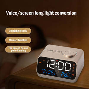 IStapromo Gifts <b>Kids</b> Elder Sleep Trainer Aid White Noise Alarm Clock Radio FM Wake up in Natrual Sound <b>Ring</b> Built in Battery - Product Image 4