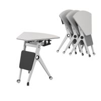 Table pliable pour étudiants, mobilier scolaire, table empilable pour salle de classe, bureau d'étude pour étudiants