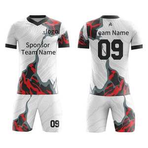 Set di Maglie da Calcio all'Ingrosso, Uniformi da Allenamento per Uomo e Donna, Stampa Personalizzata del Numero, Traspiranti e Assorbenti - Product Image 5